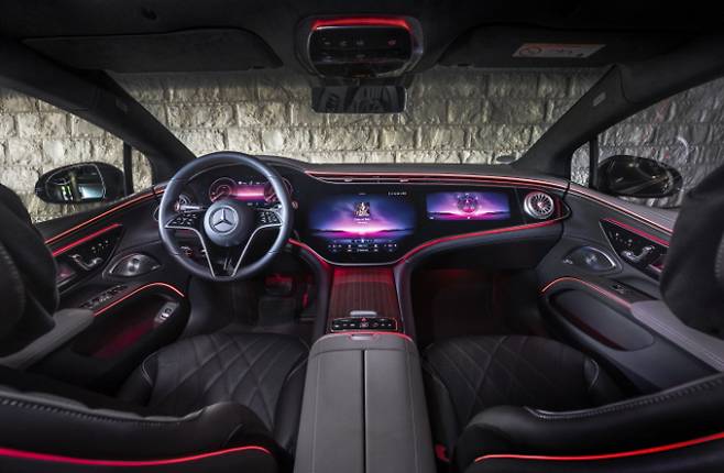 더 뉴 메르세데스-AMG EQS 53 4MATIC+' 실내. /사진제공=메르세데스-벤츠