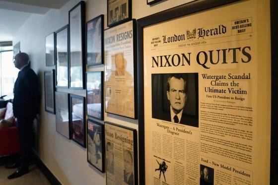 현재 미국 워싱턴DC 워터게이트 호텔의 모습. '워터게이트 사건'은 당시 민주당 선거사무실이 있었던 이 건물의 이름을 따서 명명됐다. EPA=연합뉴스