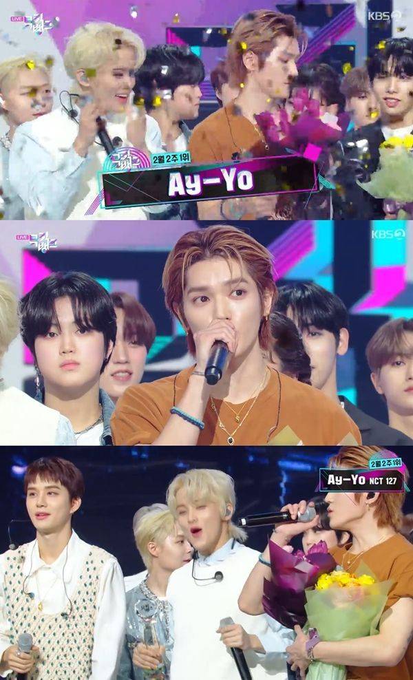 NCT127 뮤직뱅크 1위 / 사진=KBS2 캡처