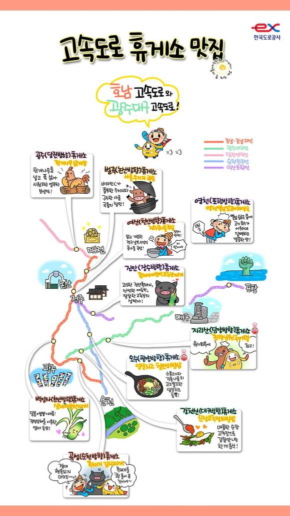 한국도로공사 고속도로 맛집 [사진=한국도로공사]