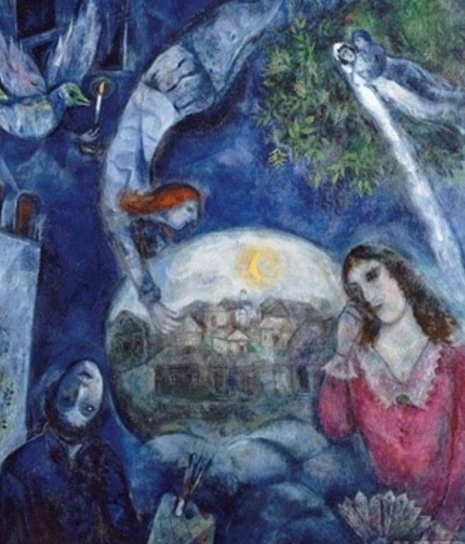 마르크 샤갈, 그녀 주위에, 1945