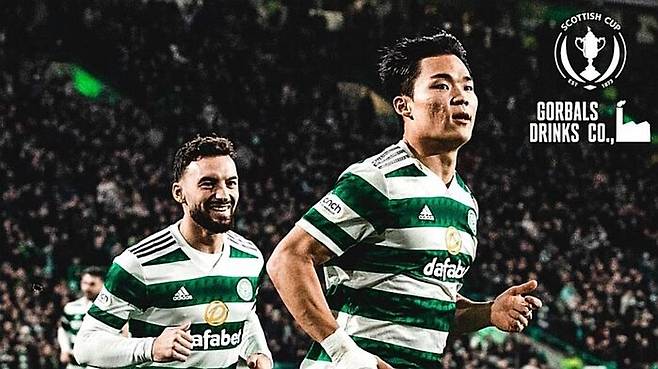 데뷔골을 넣은 오현규 (사진=셀틱 트위터 캡처, 연합뉴스)