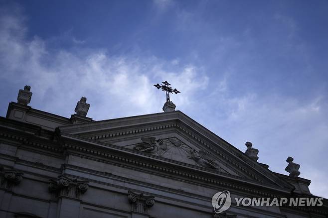 포르투갈 리스본에 있는 가톨릭교회 [AP=연합뉴스 자료사진. 재판매 및 DB 금지]