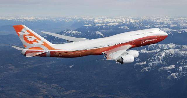 보잉사의 747-8 기종. 보잉 홈페이지 캡처