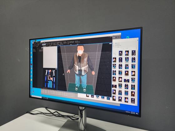 메이브를 만든 버추얼 아바타 제작 과정. 바디스캐닝으로 만든 하이퍼리얼 3D 모델에 모션캡처 방식으로 움직임을 입힌다. [사진 메타버스엔터테인먼트]