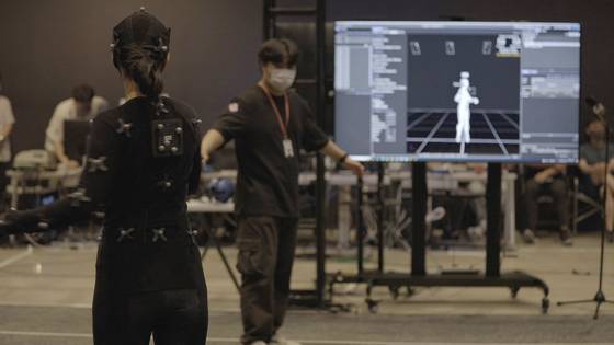 메이브를 만든 버추얼 아바타 제작 과정. 바디스캐닝으로 만든 하이퍼리얼 3D 모델에 모션캡처 방식으로 움직임을 입힌다. [사진 메타버스엔터테인먼트]