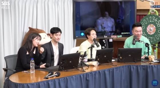 /사진=SBS 보이는 라디오 화면