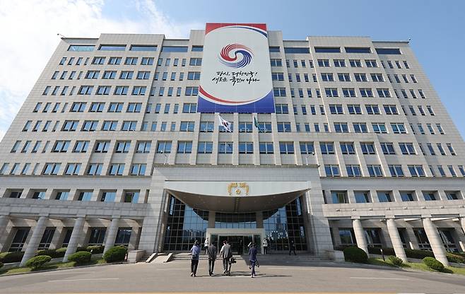 ▲용산 대통령실 청사. 1층에 출입기자들이 이용하는 국민소통관이 위치해 있다. ⓒ연합뉴스