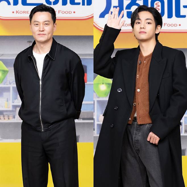 이서진(왼쪽) 방탄소년단 뷔(사진=tvN)