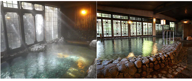 후쿠오카 ‘다이마루 별장’ 온천 내부 모습 (홈페이지 캡처)