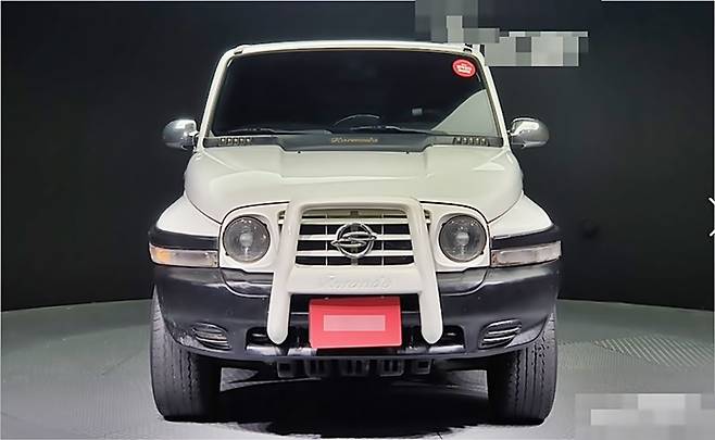 100만원대 중고차인 코란도 밴 [사진출처=엔카닷컴]