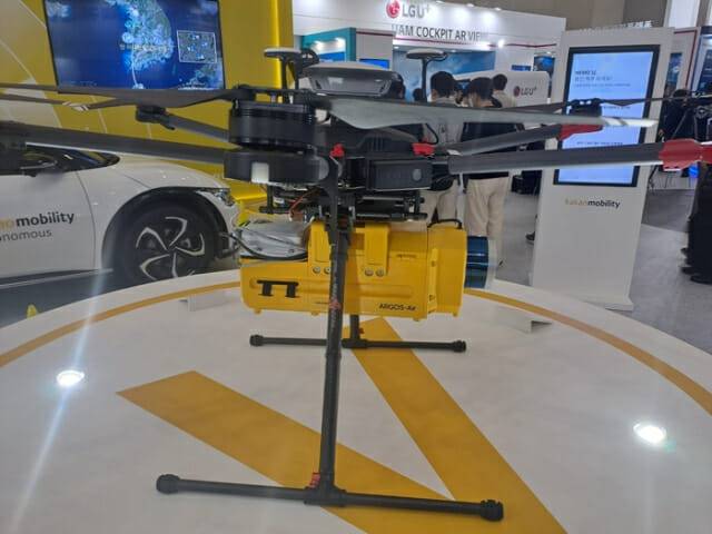 카카오모빌리티가 자체 개발한 모바일매핑시스템(MMS) '아르고스-에어'