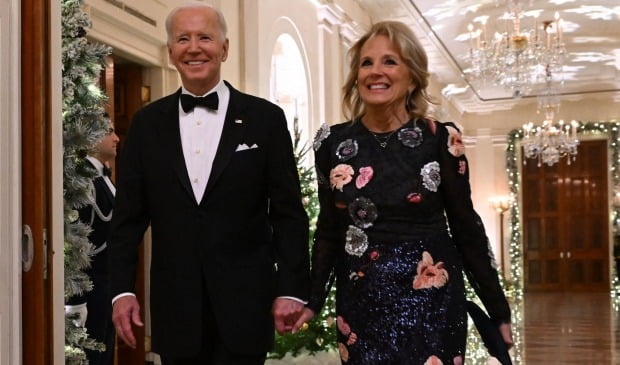 조 바이든 미국 대통령(왼쪽)과 부인 질 바이든 여사.사진=연합뉴스(워싱턴DC AFP)