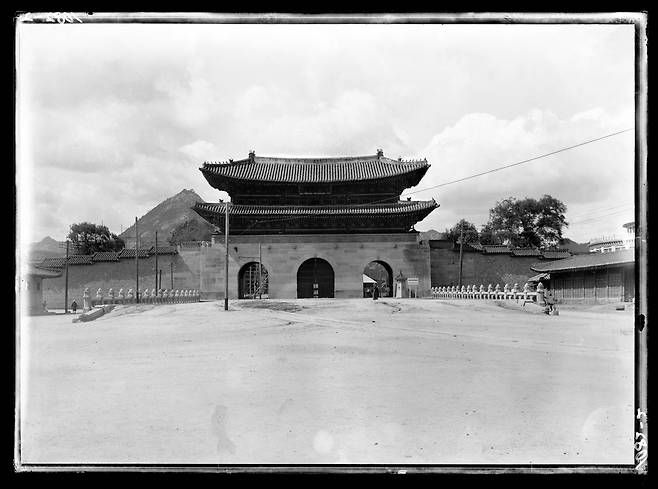 광화문을 찍은 유리건판 사진 [국립중앙박물관 제공. 재판매 및 DB 금지]