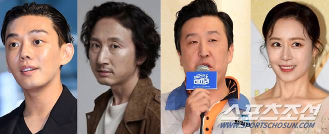 유아인, 김영웅, 현봉식, 문정희. 사진=스포츠조선DB