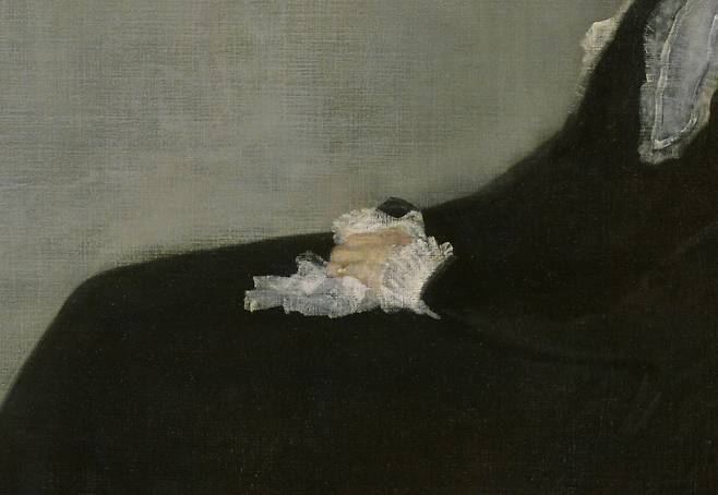 제임스 휘슬러, 회색과 흑색의 배치 1번(일부 확대)