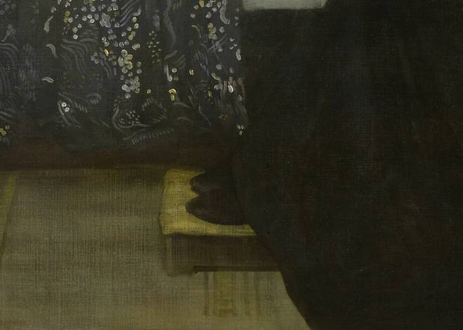 제임스 휘슬러, 회색과 흑색의 배치 1번(일부 확대)