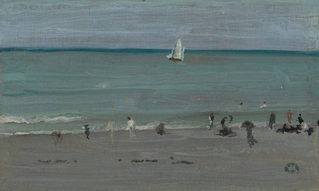 제임스 휘슬러, Coast Scene, Bathers