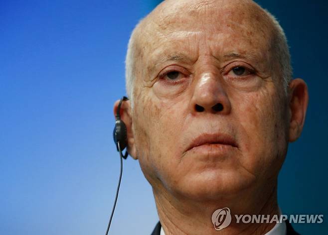 카이스 사이에드 튀니지 대통령 [로이터 연합뉴스 자료사진. 재판매 및 DB 금지]