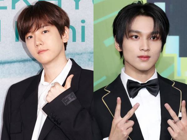 엑소 백현(왼쪽)과 NCT 해찬.(사진=SM엔터테인먼트 제공, IS포토)