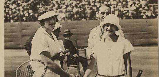 1924년 파리올림픽이후 1988년 서울올림픽전까지 테니스는 올림픽 정식 종목에서 제외됐다. 사진은 1924년 파리올림픽 여자개인전 모습. [국제테니스연맹 홈페이지 캡처]