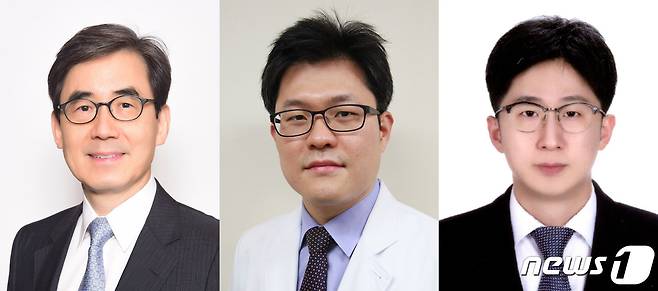 (왼쪽부터)서울대학교병원 순환기내과의 김효수·한정규·황도연 교수/서울대학교병원 제공