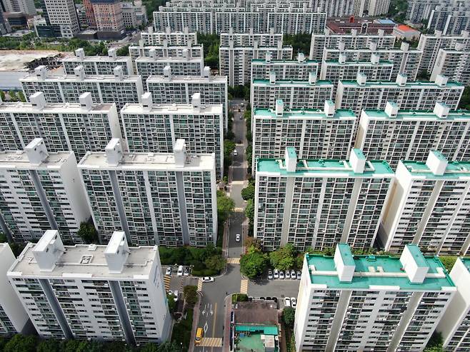 대전시 서구 둔산동 아파트 단지 모습 ⓒ연합뉴스