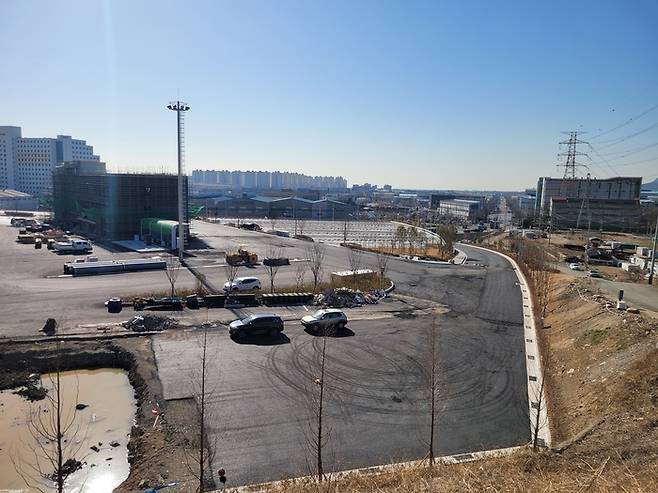 부산 강서구 공영차고지. 김해시 제공