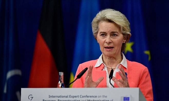 우르줄라 폰데어라이엔 유럽연합(EU) 집행위원장. AFP연합뉴스