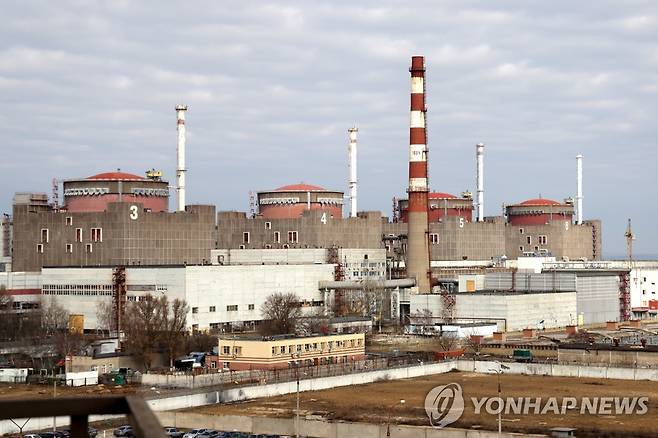 우크라이나 자포리자 원전 [타스 연합뉴스자료사진. 재판매 및 DB 금지]