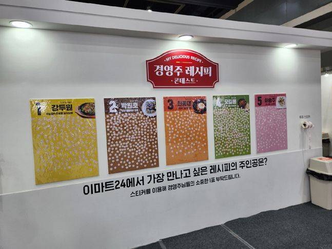 경영주 레시피 콘테스트 투표가 진행되는 모습.ⓒ데일리안 최승근기자