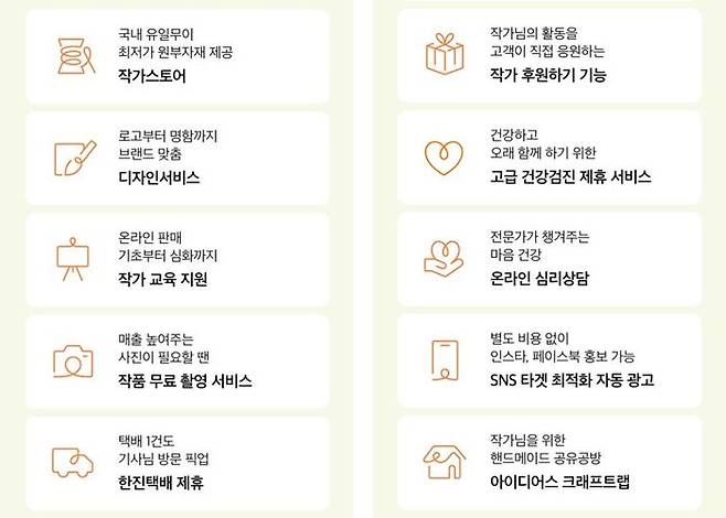 아이디어스의 다양한 작가지원 서비스 (출처: 아이디어스 홈페이지)