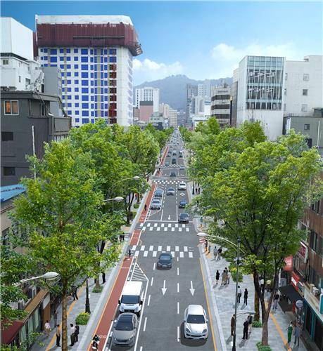 '충무로(돈화문로) 도로공간재편사업' 조감도 [서울시 제공. 재판매 및 DB 금지]