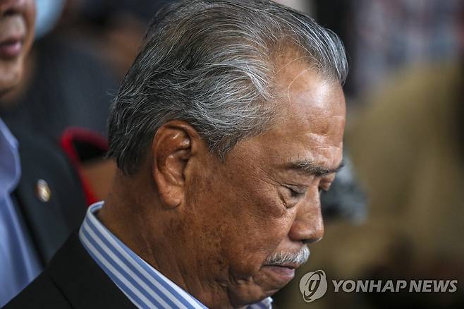 무히딘 야신 말레이시아 전 총리 [EPA 연합뉴스 자료사진. 재판매 및 DB 금지]