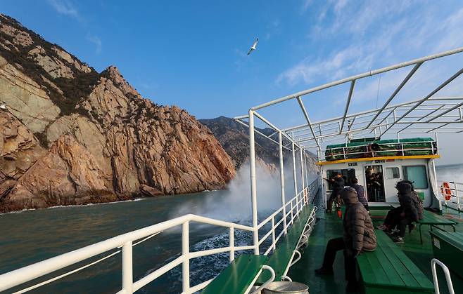 홍도 관광유람선 [사진/진성철 기자]