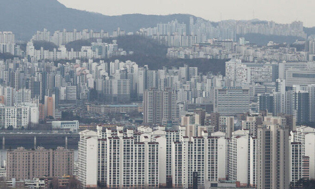 ▲ 서울 남산에서 바라본 아파트 단지의 모습. 연합뉴스