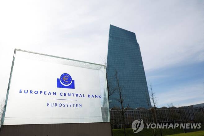 독일 프랑크푸르트 유럽중앙은행(ECB) 본부  [로이터 연합뉴스 자료사진. 재판매 및 DB 금지]