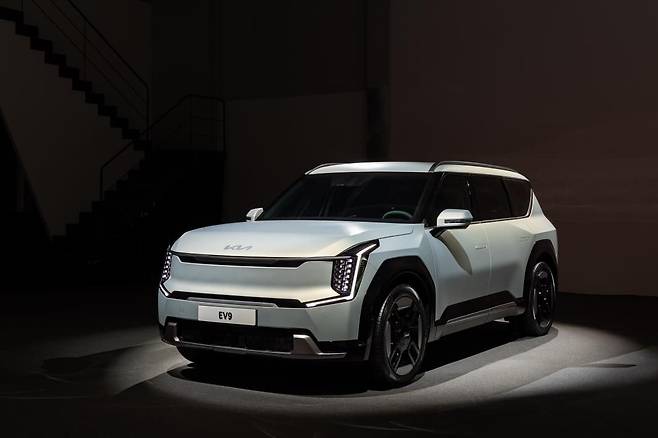 기아가 공개한 대형 스포츠유틸리티차(SUV) EV9. /기아 제공