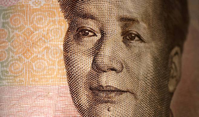 중국 위안화 지폐. 로이터 연합뉴스