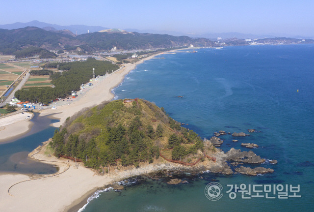 ▲ 삼척 근덕면 맹방 해변 전경