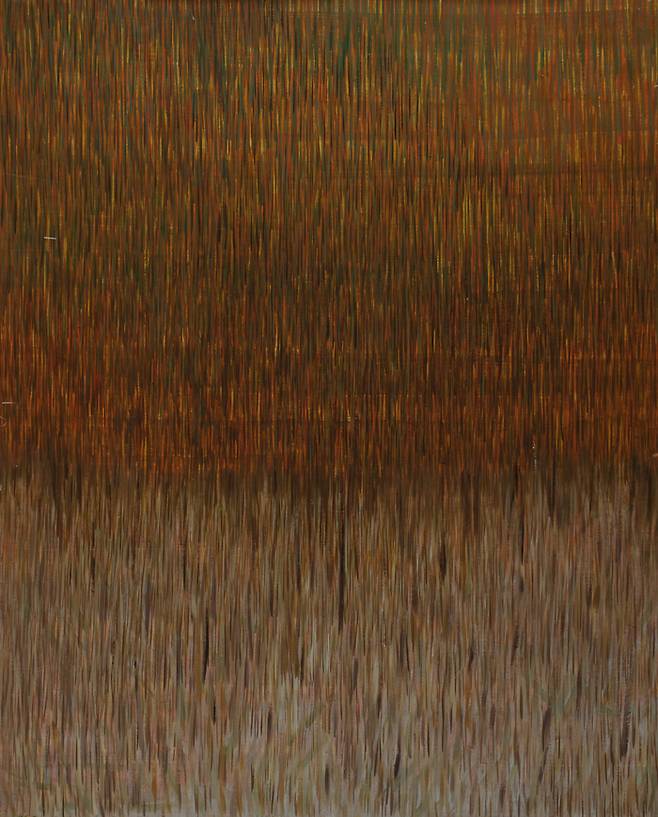 강국진, 선(Line), 1979, Oil on canvas, 90×72cm <사진제공=금산갤러리>