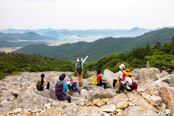 '해남 달마고도 힐링 축제' 참가자 모습.