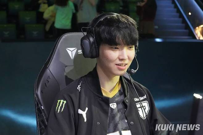젠지e스포츠의 미드라이너 '쵸비' 정지훈.&nbsp; &nbsp;쿠키뉴스 DB
