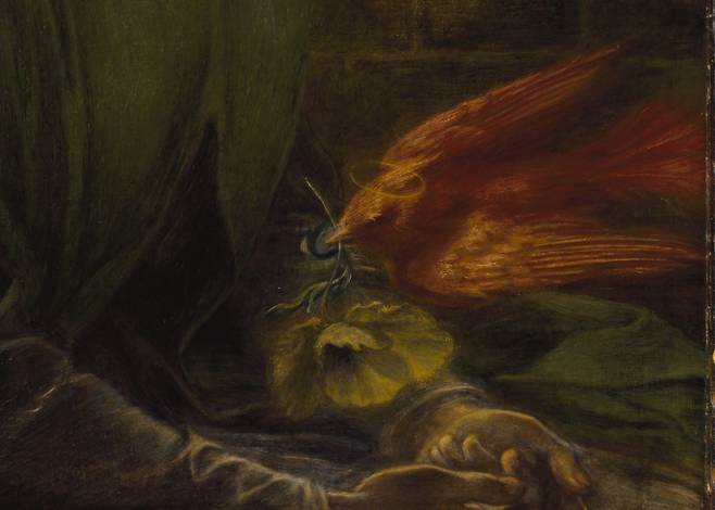 단테 가브리엘 로제티, 베아타 베아트릭스(일부 확대)