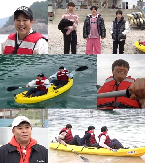 ‘1박 2일’ 문세윤이 YB팀을 이간질 한다. / 사진=KBS 2TV