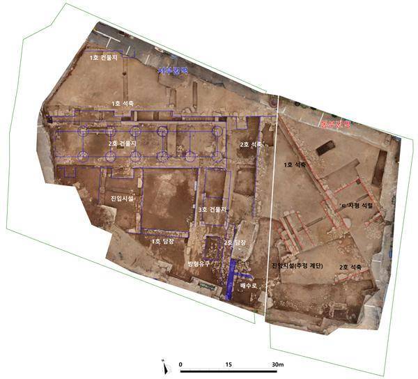[서울=뉴시스] 서울 신영동 도시형생활주택 신축부지 내 발굴조사 전경 (사진=문화재청 제공) 2023.03.20. photo@newsis.com *재판매 및 DB 금지