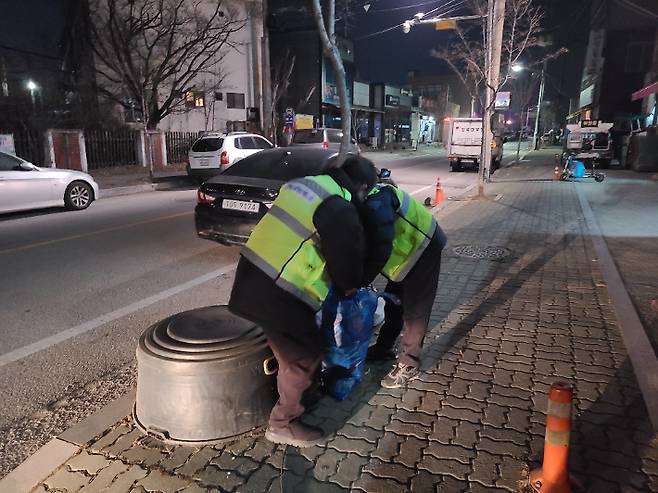 클린논산매니저 활동. 논산시 제공