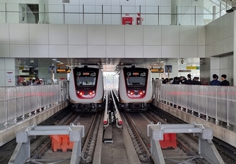 인도네시아 자카르타 경전철(LRT) 1A단계. /인도네시아 공동 취재단