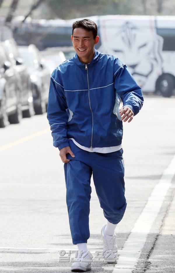 조유민은 20일 파주 NFC에 입소했다. 파주=김민규 기자