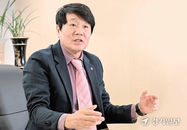 민진용 대한시설물유지관리협회 경기도회 회장. 홍기웅기자
